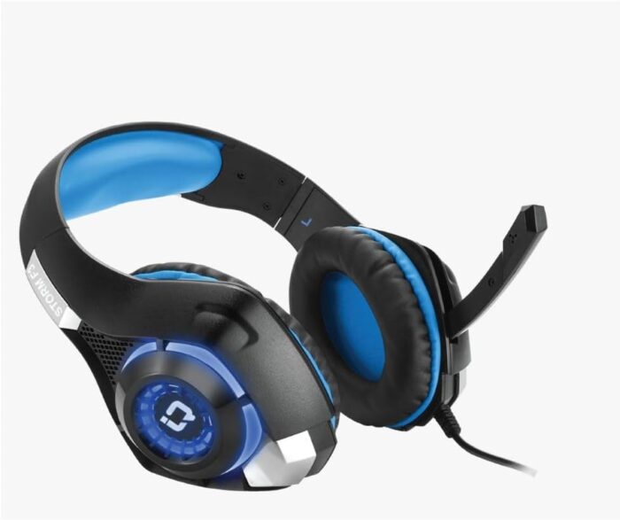 IQ TOUCH Wired PRO Gaming Headset with Microphone, Noise Reduction Earpads, Adjustable Headband, Remote Controller, 3.5mm Input Jack, Gaming Headphones Compatible with PS5, PS4, Smart Phone, Laptop - Image 2