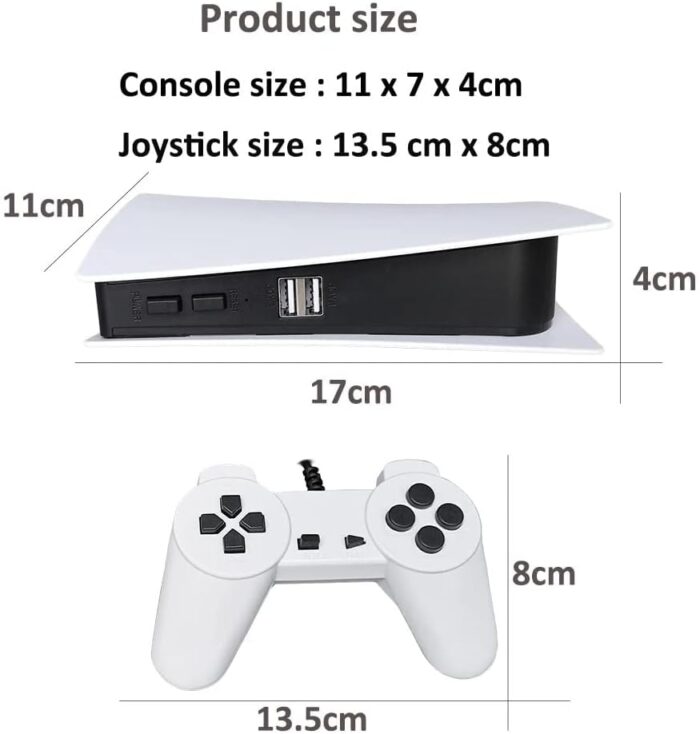 Game Station 5 USB Wired Video Game Console With 200 Classic Games 8 Bit GS5 TV Console Retro Handheld Game Player AV Output.(Small Size) - Image 4