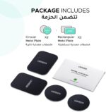 UGREEN Metal Plate Magnetic Patch Sticker(4 Pack), Universal Conversion Kit Pad Thin for Phone Case Fit for iPhone 16/15/14/13/12/11/X Series, Samsung S25/24/23/22/21/20, Black 2 Round 2 Rectangle - Image 7