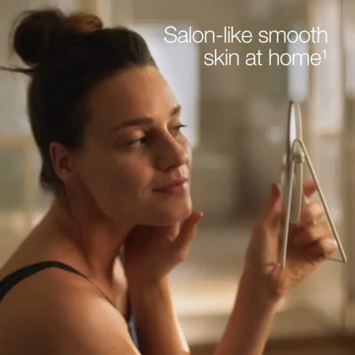Braun Silk·expert Pro 5, At-Home Laser, IPL Hair Removal Device, Permanent Visible Hair Removal, 1 Standard & 1 Precision & 1 Wide Head & Venus Razor, Gift for Women, PL5257, White/Gold - Image 4