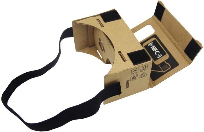 YinCaiCheng Google Cardboard,Virtual Real Store 3D VR Headsets Virtual Reality Gl Box with Clear 3D Optical Lens and DIY Comfortable Head Strap Nose Pad for Smartphones (Upgrade 1.0, 1 Pack) - Image 5