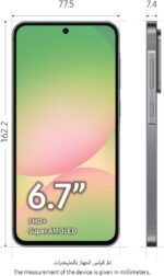 Samsung Galaxy A56 5G, Android Smartphone, 256GB Storage, 8GB RAM, Awesome Graphite, 6x OS Upgrades, Large Display, Long Battery Life (UAE Version) - Image 2