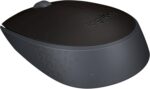Logitech M171 Wireless Mouse for PC, Mac, Laptop, 2.4 GHz with USB Mini Receiver, Optical Tracking, 12-Months Battery Life, Ambidextrous - Black - Image 2