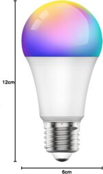 Sky-Touch Smart Light Bulb, Multi Color Changing Dimmable Smart Wifi And Bluetooth Compatible With Alexa And Google Home Assistant, 10W - Image 11