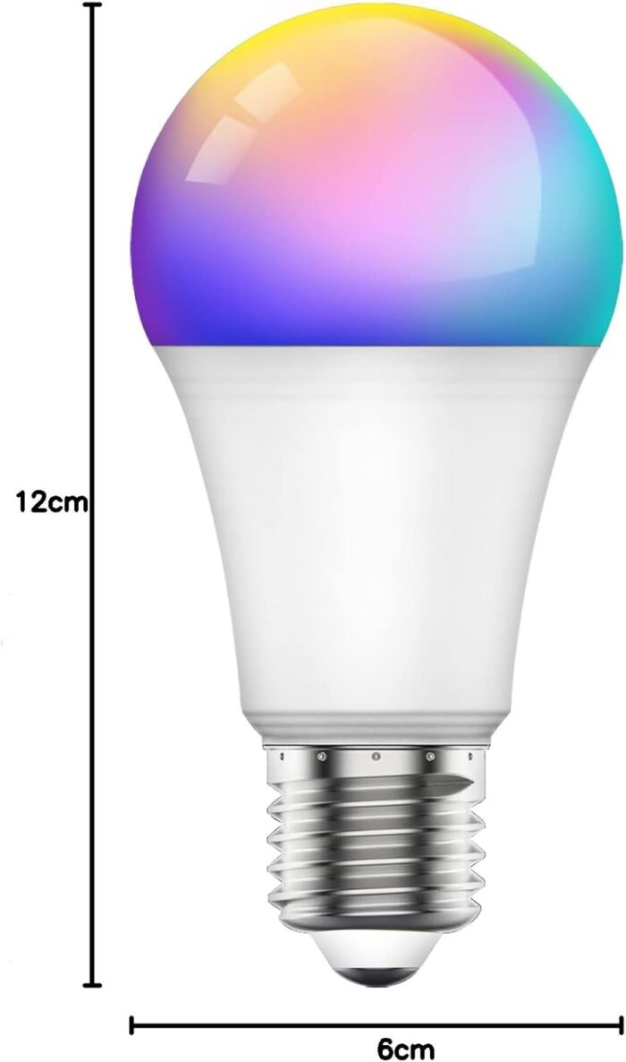 Sky-Touch Smart Light Bulb, Multi Color Changing Dimmable Smart Wifi And Bluetooth Compatible With Alexa And Google Home Assistant, 10W - Image 11