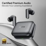 realme Buds Air 7 | 52dB ANC | Hi-Res LHDC 5.0 | 12.4mm Deep Bass Driver | 360° Spatial Audio | 52H Playtime | 6-Mic ENC | Bluetooth 5.4 | IP55 | Fast Charging (Slate Grey) - Image 6