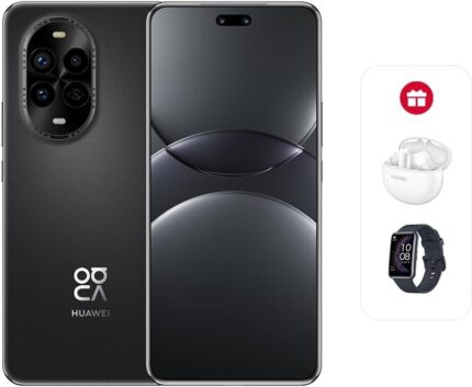 HUAWEI nova 13 Pro Smartphone, 6.7-inch OLED display, 12GB+512GB, 60MP Front Portrait Dual Camera, 50MP Adjustable Aperture Camera, AI Best Expression, 100W SuperCharge Turbo, 5000 mAh, Black + Gifts