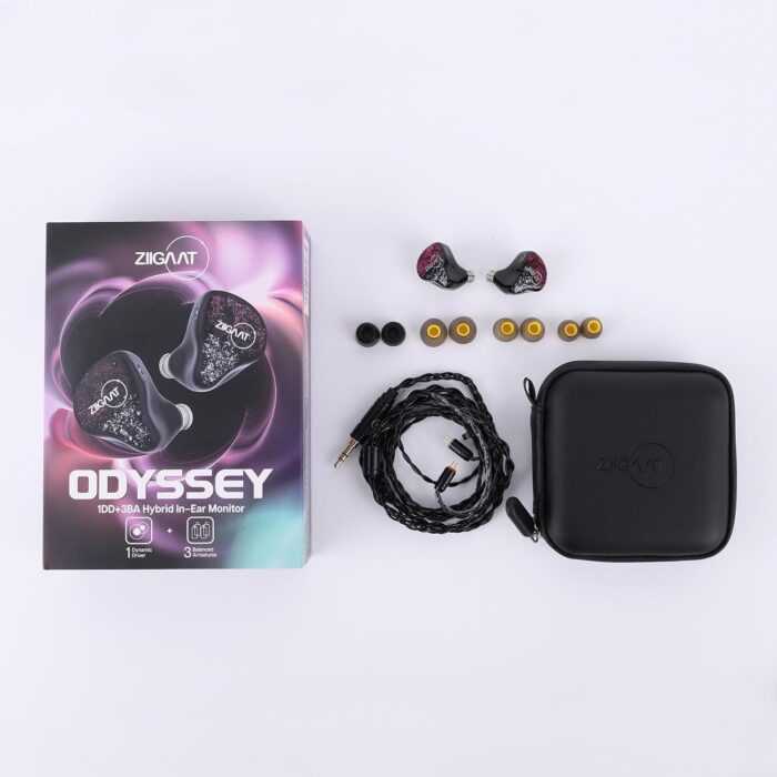 Linsoul ZiiGaat Odyssey In–Ear Monitor, 1DD+3BA Hybrid IEM Earphone, Wired Gaming Earbuds, Professional Sound Isolating Inner-ear Monitors with Detachable IEM Cable for Bass-lovers Musician Audiophile - Image 7