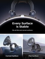 LISEN Fits MagSafe Car Mount, Vent Dashboard Car Phone Holder Magnetic Hands-Free MagSafe Accessories Mobile Phone Holder For iPhone 16 Pro Max Plus 15/14/13/12 - Image 3
