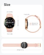 Parsonver Smart Watch for Women(Call Receive/Dial), 1.43" Smart Watch for Android iPhone Phones Fitness Tracker Watch with Sleep Health Monitor Calorie Step Tracking 100+ Sport Modes IP68 Waterproof - Image 9