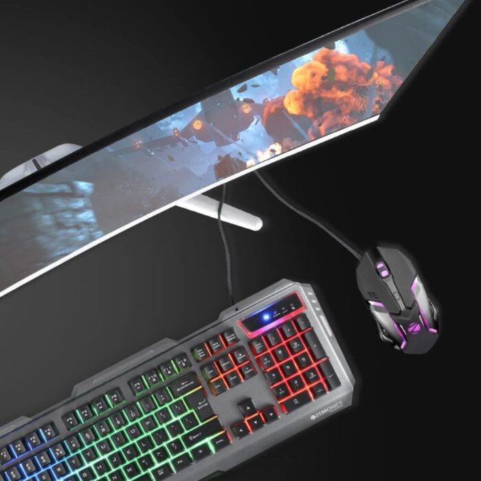 Zebronics Zeb-Transformer Gaming Keyboard and Mouse Combo (USB, Braided Cable) - Image 7