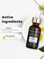 Revolution Beauty London Skincare 0.5% Retinol Serum with Rosehip Seed Oil, Face Serum To Even Skin Tone, Vegan & Cruelty-Free, 1.01fl.oz/30ml - Image 4