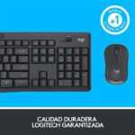 Logitech MK295 Silent Wireless Keyboard Mouse Set Combo (Black) - Image 8