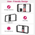 ULANZI U Rig Pro Smartphone Video Rig, Filmmaking Case, Phone Video Stabilizer Grip Tripod Mount for Video Maker Film Maker Video Grapher for iPhone Xs XS Max XR iPhone X 8 Plus Samsung - Image 6