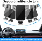 LUNQIN Car Phone Holder for Honda Accord 2023 2024 2025 Sport EX-L Sport-L Touring Hybrid 【 12.3 inch Screen 】 Auto Interior Accessories Best Cell Phones Mount Cellphone Mobile Cradle Charging Stand - Image 5