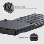 ProtoArc Foldable Bluetooth Keyboard, XK01 Folding Wireless Portable Keyboard with Numeric Keypad, Full-Size Travel Keyboard for Windows iOS Android Tablet Smartphone Laptop PC, Black - Image 7