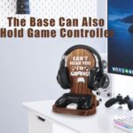 Angju Headphone Stand,Wooden Gaming Headset Stand for Gaming Desktop,Gaming Accessories,Gamer Gifts for Teenage Boy, Gamer Room Decor for Man, Best Gifts for Son, Boyfriend, Husband - Image 6