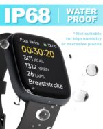 TOOBUR Smart Watch for Women Men, Alexa Built-in, Answer/Make Calls, 1.83" Fitness Tracker Watch with Heart Rate Monitor, Sleep Tracker, Pedometer, IP68 Waterproof Smartwatch Compatible Android iOS - Image 5