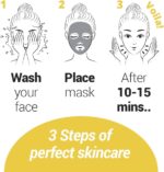 THE FACE SHOP Real Nature Face Mask | Hydrates & Clarifies Skin by Infusing Moisture to Skin | K Beauty Facial Skincare for Oily & Dry Skin | Green Tea,K-Beauty - Image 3