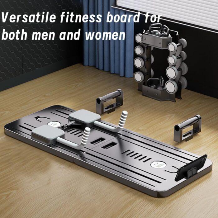 LENND Ab Roller Abs Workout Equipment: Multifunction Automatic Rebound Abdominal Wheel - Foldable Home Gym Exercise Fitness Equipment Push Up Board for Strength Training Core Workout - Image 7