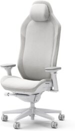 Fractal Design Refine Fabric Light Gaming Chair - Ergonomic Office Desk Chair Functionality with 4D Adjustable Armrests, High-Back Support, Lumbar Cushion, and Premium Fabric - Image 8