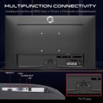 GAMEON 24 inch monitor, Full HD 1920x1080p HDMI and VGA with Ergonomic Tilt, Eye Care Technology with Blue Light Filter and Anti-Glare, Adaptive-Sync and Built-in-speakers - Image 7