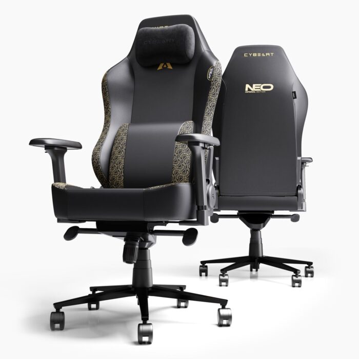CYBEART | Imperial Edition – NEO Series Gaming/Office Chair | 4D Armrest, Magnetic Neck & Lumbar Pillow, Supreme PU Leather, Ergonomic, Recline & Tilt