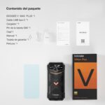 DOOGEE V MAX Plus 5G Triple Defence Phone, 36GB+512GB, 200MP Triple Camera + 20MP Night Vision, 6.58" FHD+ 120Hz, 22000mAh/33W, Tenguet 7050, Android 14, IP68IP69K All Terrain Phone, NFC/WiFi6 (Black) - Image 9