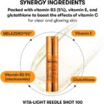 VT Cosmetics Vita-Light Reedle Shot 100, Serum with Vitamin C Capsules, Vitamin E, Hydrating Care, Korean Skincare for Sensitive Skin 1.69Fl Oz(50ml) - Image 6