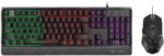 Vertux Orion Backlit Ergonomic Wired Gaming Keyboard & Mouse