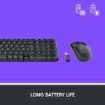 Logitech MK220 Wireless Keyboard And Mouse Combo (English & Arabic Layout) - Compact Size - Long Battery Life 24 Month For Keyboard and 12 Month for Mouse - Image 4