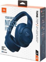 JBL Tune 770NC Adaptive Noise Cancelling Wireless Over-Ear Headphones, Pure Bass Sound, Smart Ambient, Bluetooth 5.3, Le Audio, VoiceAware, 70H Battery, Multi-Point Connect - Blue, JBLT770NCBLU - Image 8