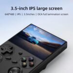 RG 35XXPro Handheld Game Consoles RG35XXPro Retro Gaming Console with 64GB Card Video Game Console Linux 64-bit System Portable Pocket Arcade Support 30+ Simulators WiFi Bluetooth HD Output Black - Image 2