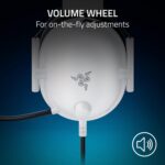 Razer BlackShark V2 X PlayStation licensed Gaming Headset: 50mm Drivers, Cardioid Mic, Lightweight, Noise Isolating Earcups, for PS5, Xbox Series X, PC, Switch via 3.5 mm Audio Jack - White - Image 7