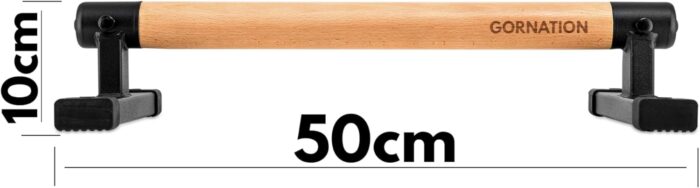 GORNATION Parallettes, inkl. Grip Tape, Calisthenics Equipment für Handstand, Push-Ups & mehr, Liegestützgriffe für Fitness zuhause & Outdoor mit Griffen/Stangen aus Holz, Home Gym Equipment - Image 4