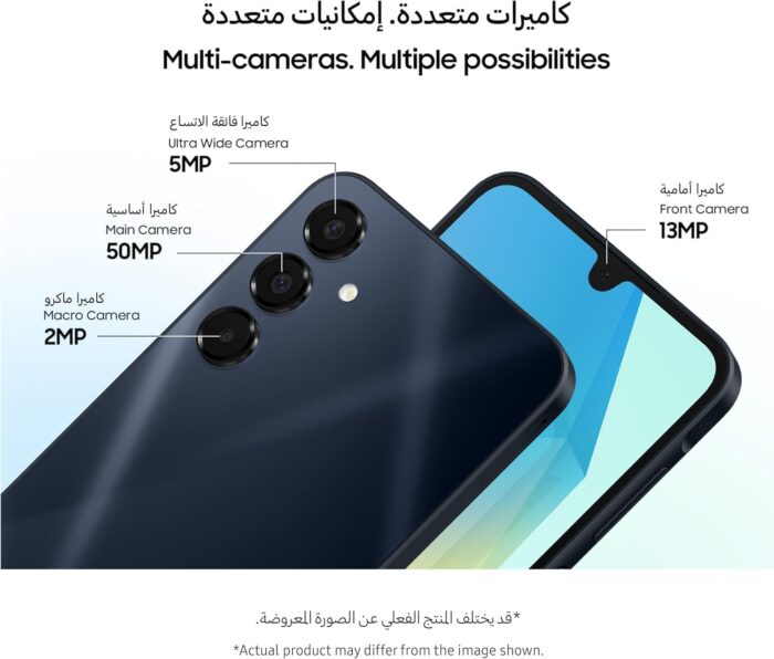 Samsung Galaxy A16 5G (Blue Black, 4GB RAM, 128GB Storage) | Super AMOLED | 50MP Triple Camera | 5000mAh Battery | IP54 | NFC | 6 OS Upgrades | International Version - Image 5