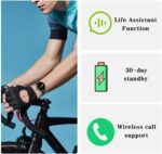 little meatball Fitness Tracker Smartwatch for Women, 1.27 Inch, 400+ Watch Faces, Calls, Female Health Tracking, 70+ Sport Modes, Heart Rate Monitor, iPhone & Android Compatible (Starlight) - Image 6