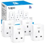 Tapo Smart Plug Wi-Fi Outlet, Works with Amazon Alexa & Google Home,Max 10A Wireless Smart Socket, Device Sharing, No Energy Monitoring, Alexa Plug, No Hub Required,Tapo P100(4-pack)(package may vary)