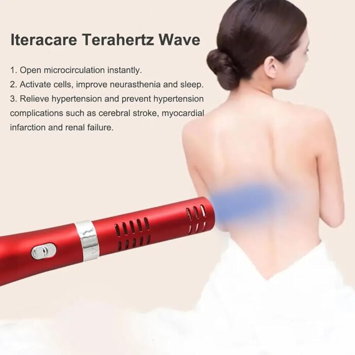 PODEC Terahertz Therapy Devices, Thz Blower Wand Healthy Physiotherapy Plates with 3 Levels Of Wind Adjustment, Quickly Unblock Meridians and Lymph Nodes, Helps Body Repair, for Spa Salon - Image 6