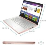 HP 14s Laptop with 14" Diagonal HD Touch Screen Display - Intel Pentium Silver N5030 Processor - Intel UHD Graphics- Backlit keyboard - 8GB DDR 4 Ram - 512GB NVMe SSD Win 11 - Rose Gold - Image 5