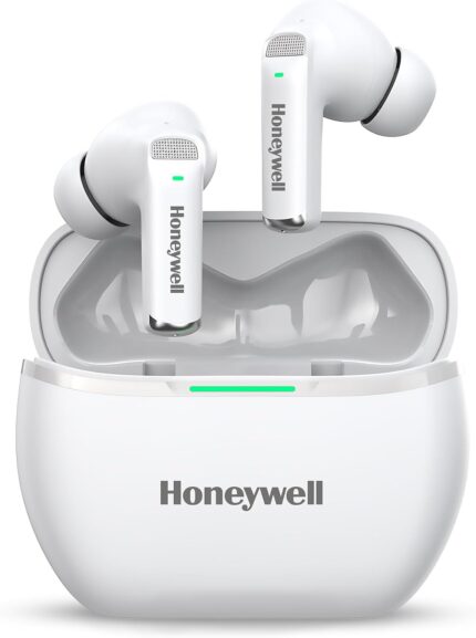 Honeywell Newly Launched Trueno U5100, in-Ear Wireless Hybrid ANC TWS Earbuds, with 33 dB ANC, Low Latency Mode, 6 mics, Bluetooth V5.2, 62 Hours of Playtime, 2 Years Manufaturer Warranty
