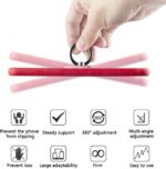 AIFUDA 6pcs Transparent Cell Phone Ring Holder, 360 Degree Rotation Finger Ring Grip Kickstand Compatible for Various Mobile Phones Smartphones, 3 Square & 3 Round Shape - Image 6