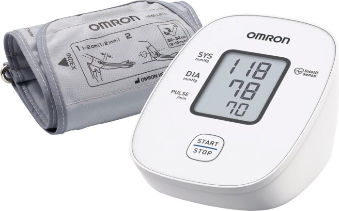 OMRON M2 Basic Automatic Blood Pressure Monitor Upper Arm, Clinically Validated Home BP Machine, Compatible with Small Kids to Adults Large Cuffs Size 17-42 cm, Cuff Wrapping Guide 5 Year Guarantee - Image 2