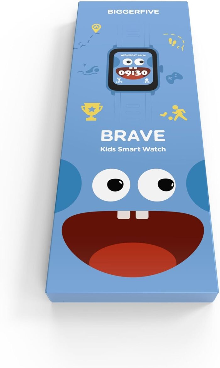 BIGGERFIVE Smart Watch for Kids, Fitness Tracker Watch Pedometer, Heart Rate, 5ATM Waterproof, Sleep Monitor, Alarm Clock, Calorie Step Counter, Puzzle Games, HD Touch Screen for Girls Boys Ages 3-14 - Image 7