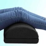 Swift Adjustable Memory Foam Foot Rest for Under Desk - Ergonomic Foot Rest for Office and Gaming Chairs, Back and Hip Pain Relief (Black) - Image 4
