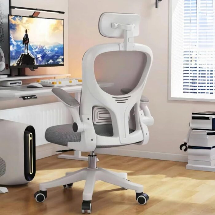 Gaming Chair, Computer Chair with Fabric，Office Chair with Armrest & Adjustable Seat, Ergonomic Video Game Chair with Neck and Massage Lumbar Support - Image 7