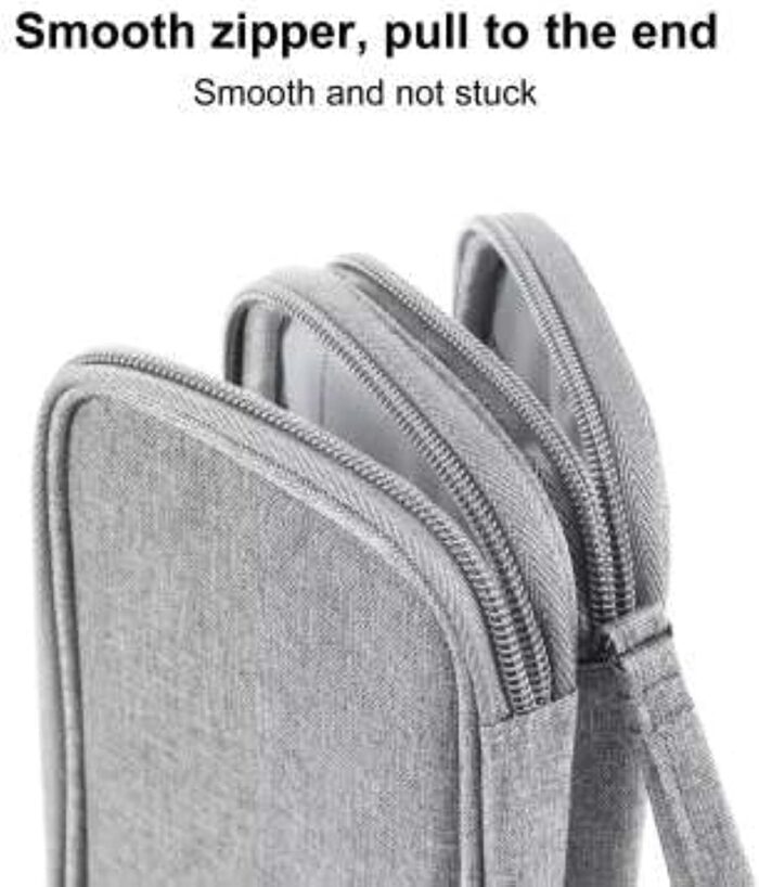 Portable Electronic Accessories Bag Organizer, Travel Gadgets Storage Case Pouch Cable Organizer compatible for Charger USB Cables SD Memory Cards Earphone Flash Hard Drive Phone Power Bank - Image 3