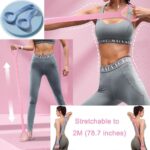 Goodern Figure 8 Resistance Band,Arm Back Shoulder Exercise Elastic Rope,Stretch Fitness Band for Yoga Pilates Stretching Elasticity Arm Back Chest,Resistance Band Elastic Exercise Equipment - Image 3