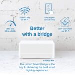 Lutron Caseta Smart Lighting Smart Hub for Light Bulbs and Fans, Works w/Alexa, Apple Homekit, Google Home, 75 Device Capacity, L-BDG2-WH, White - Image 3