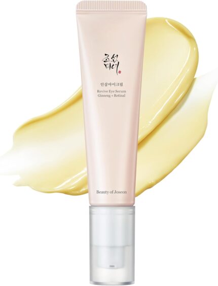 Beauty of Joseon Revive Eye Serum with Ginseng Retinal Niacinamide Korean Eye Cream for Fine Lines, Dark Spots Correcting Puffy Eyes for Face Korean Skincare For Men and Women 30ml